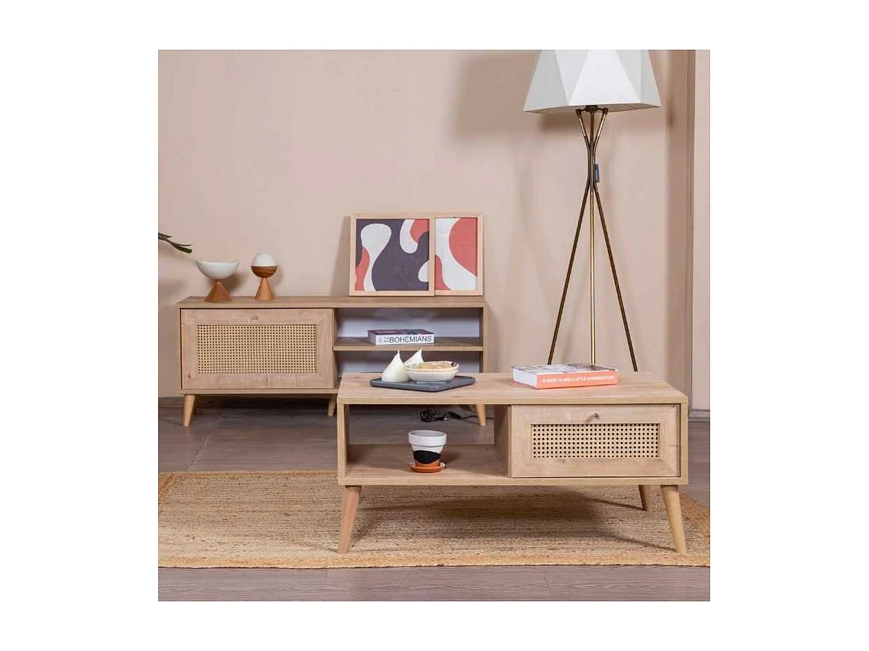 Table basse en aggloméré Calvin