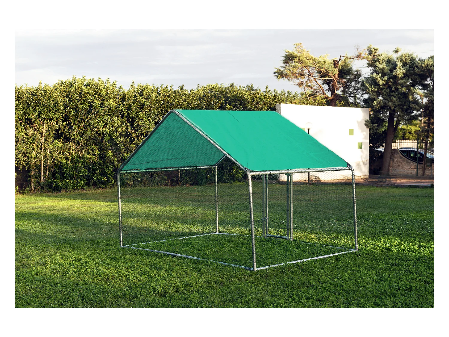 Gabbia per animali da esterno - Recinto per Polli 3 x 2m x 2m H - 6 mq