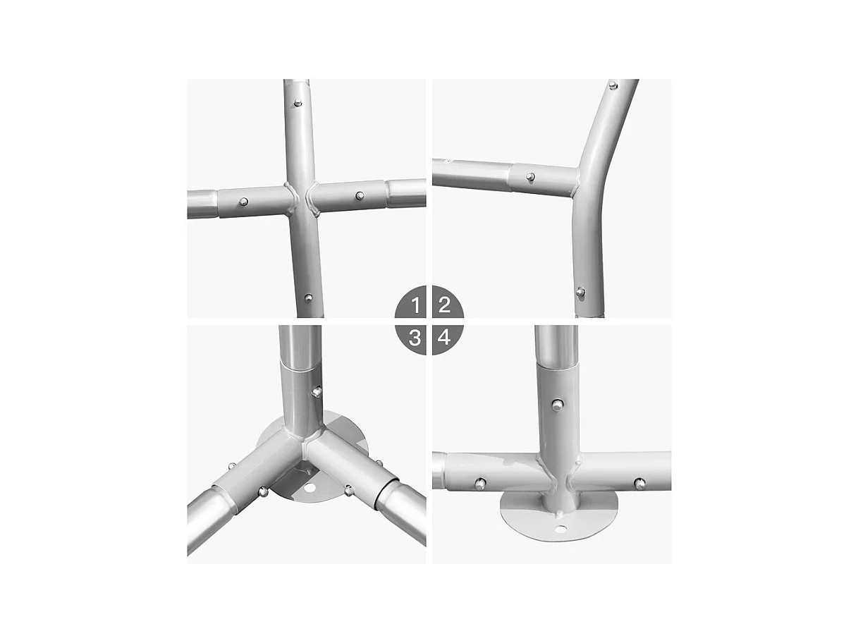 Gabbia per animali da esterno - Recinto per Polli 3 x 2m x 2m H - 6 mq