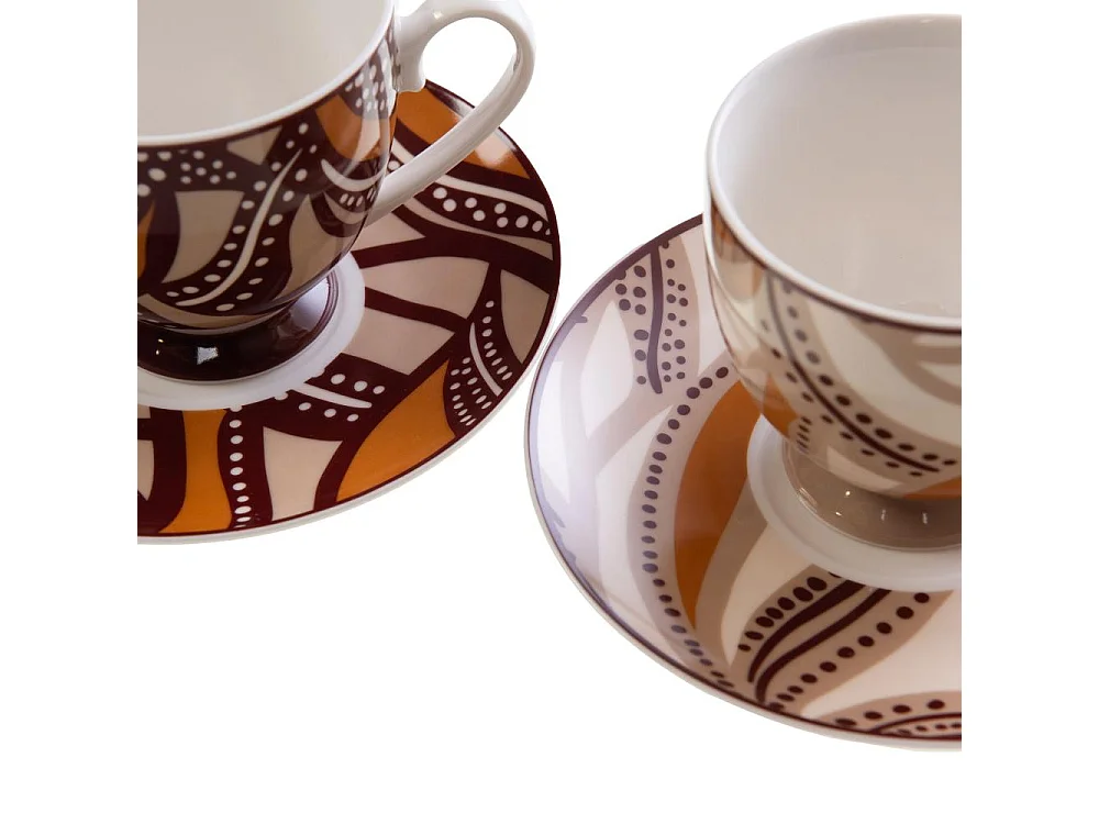 Coffret de 2 tasses à thé Bettina