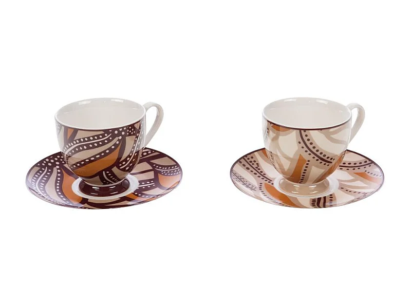 Coffret de 2 tasses à thé Bettina