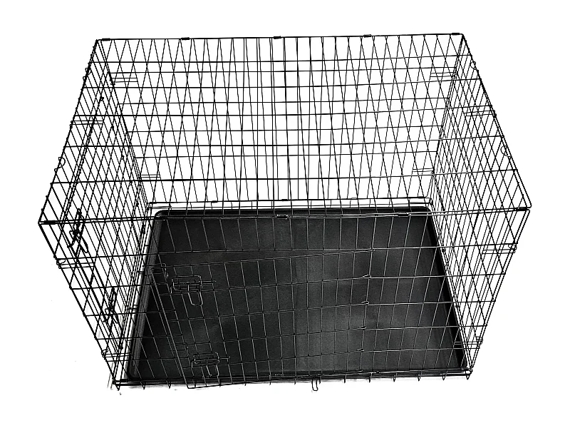 Gabbia robusta per Cani, Gatti e Animali di Piccola Taglia - dimensioni generose 108 x 72 x H 77 cm