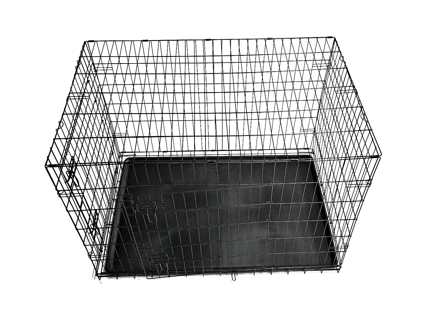 Gabbia robusta per Cani, Gatti e Animali di Piccola Taglia - dimensioni generose 108 x 72 x H 77 cm