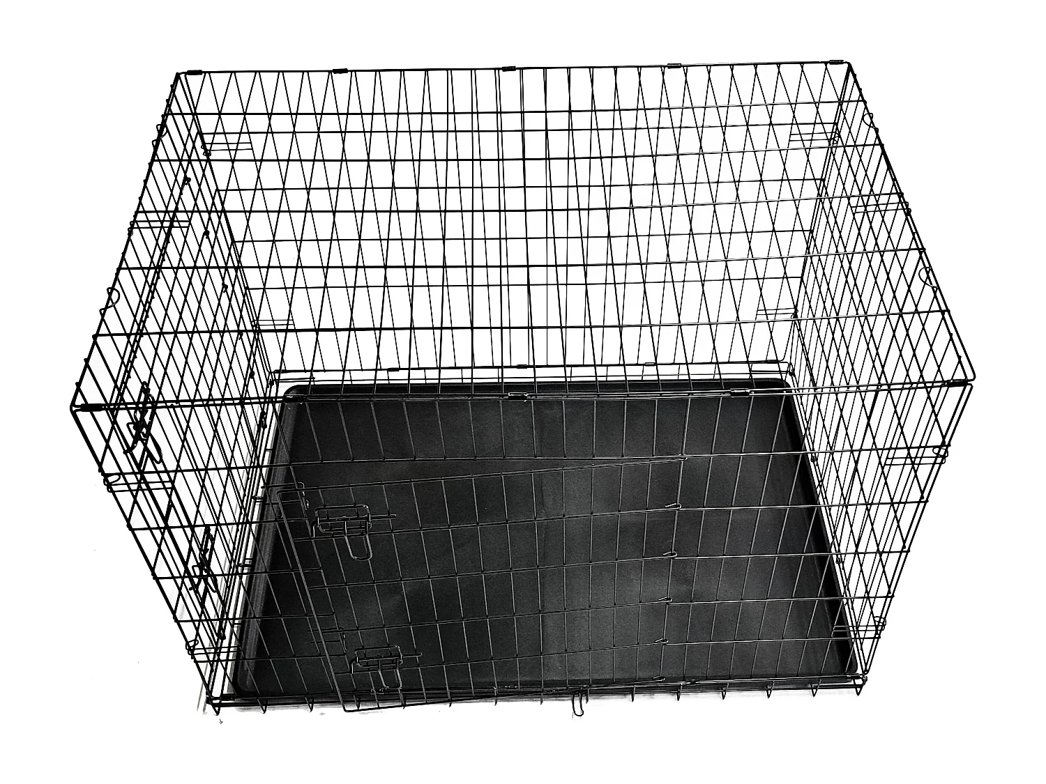 Gabbia robusta per Cani, Gatti e Animali di Piccola Taglia - dimensioni generose 108 x 72 x H 77 cm