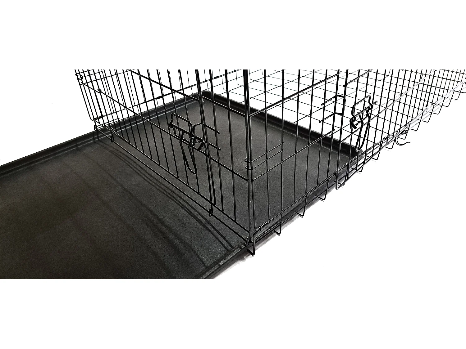 Gabbia robusta per Cani, Gatti e Animali di Piccola Taglia - dimensioni generose 108 x 72 x H 77 cm