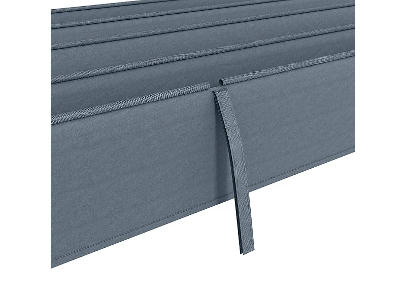 Ersatzdach für Pergola 3 x 2.15m, Ersatzplane, UV30 + Schutz, mit 8 Regenwasserablauföffnungen - Grau