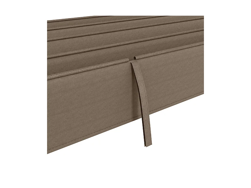 Vervangdak voor pergola 2.85 x 2m, reservezeil, UV30 + bescherming, met 8 regenwaterafvoergaten - Bruin