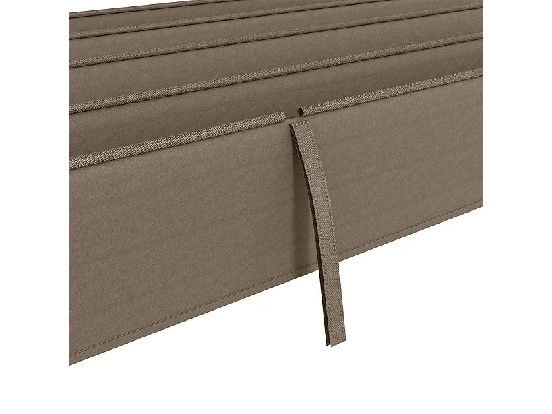 Toit de remplacement pour 2.85 x 2m Pergola, Toile de rechange, UV30 + Protection, avec 8 trous de drain de pluie - Marron