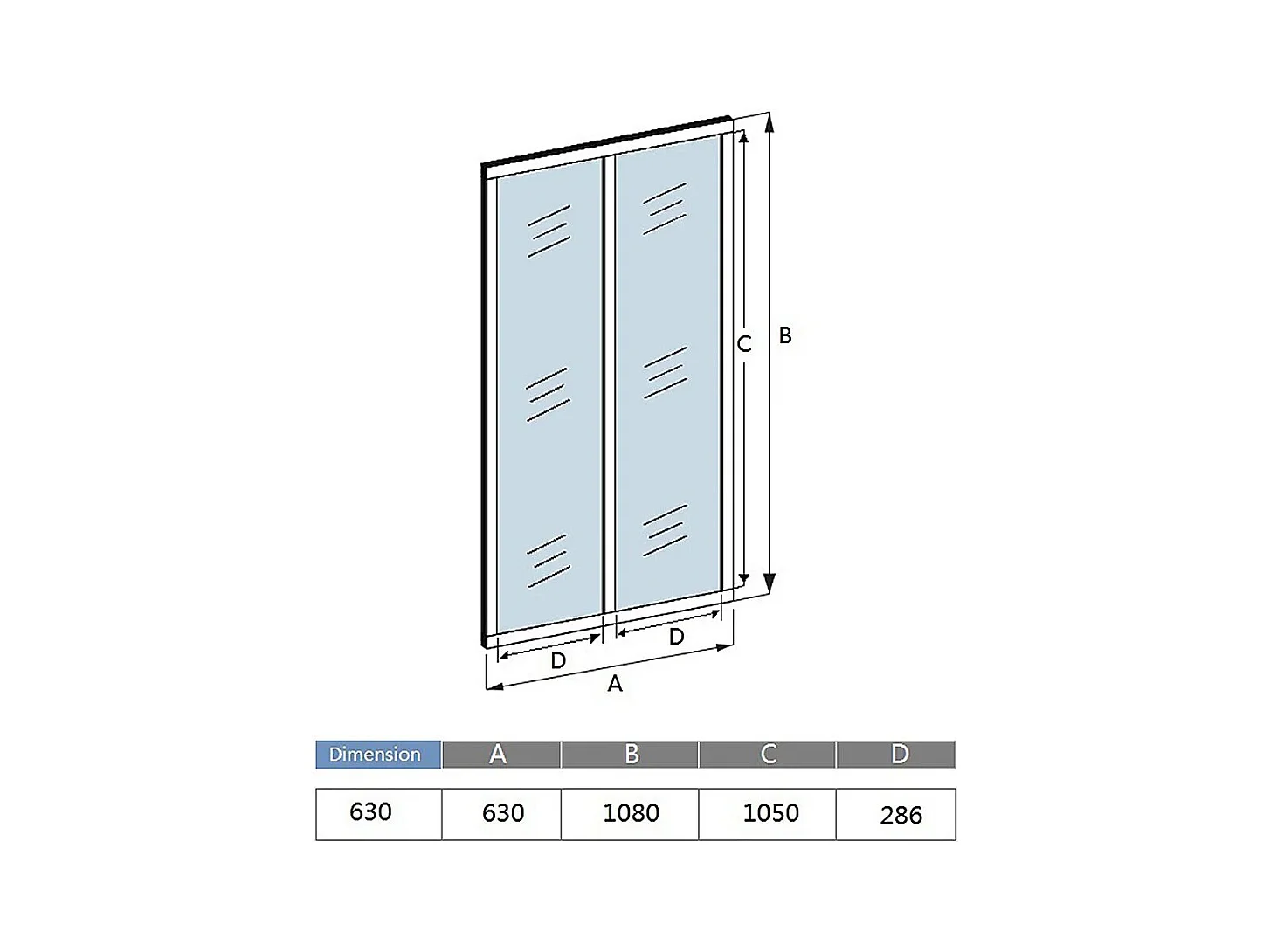 Verrière Atelier Fixe en Aluminium Noir L.63 x H.108 cm - Cloison Intérieure Design Industriel - 4mm Verre Transparent