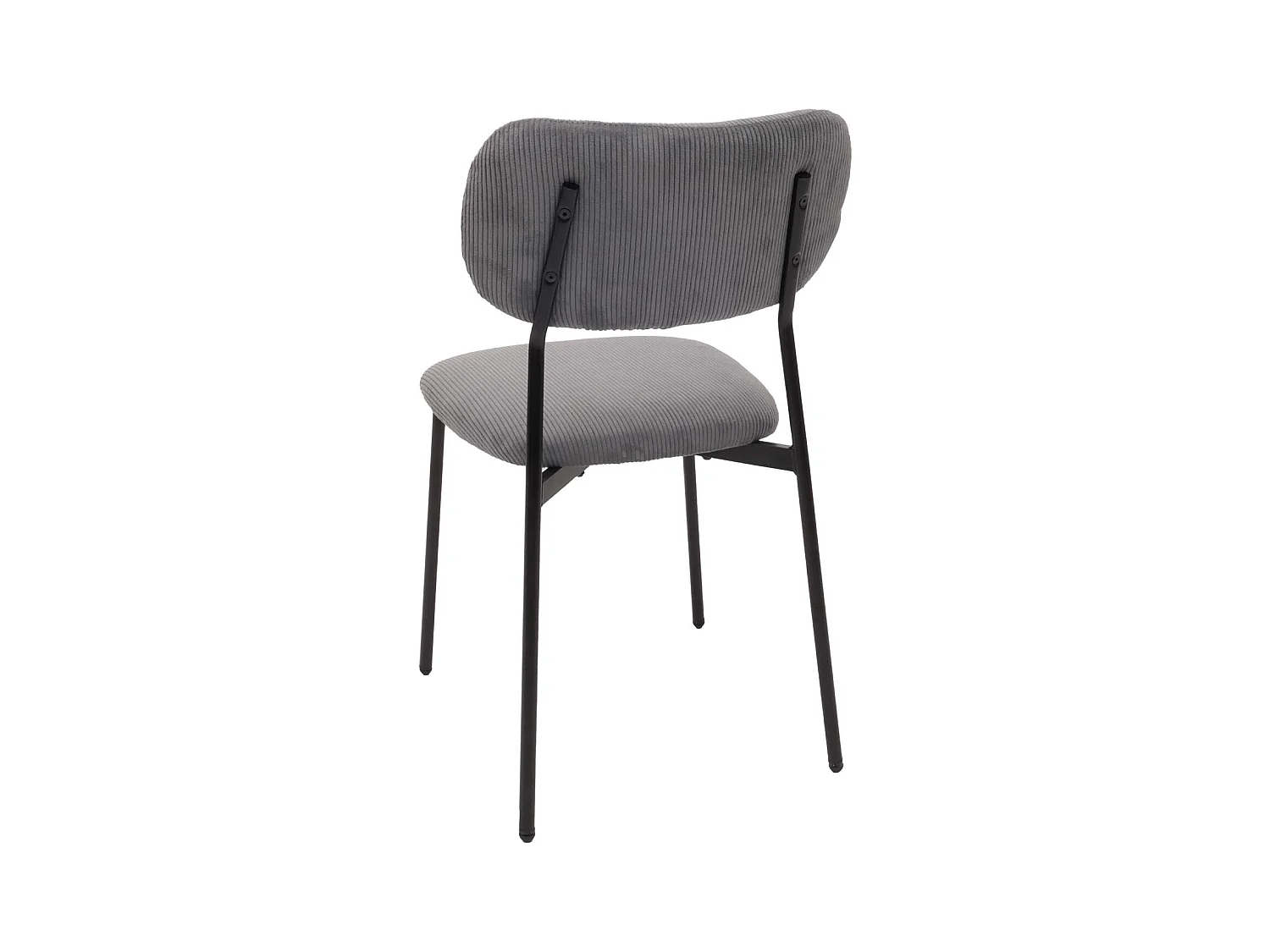 Chaise de salle à manger MCW-O26 (lot de 6),  gris foncé