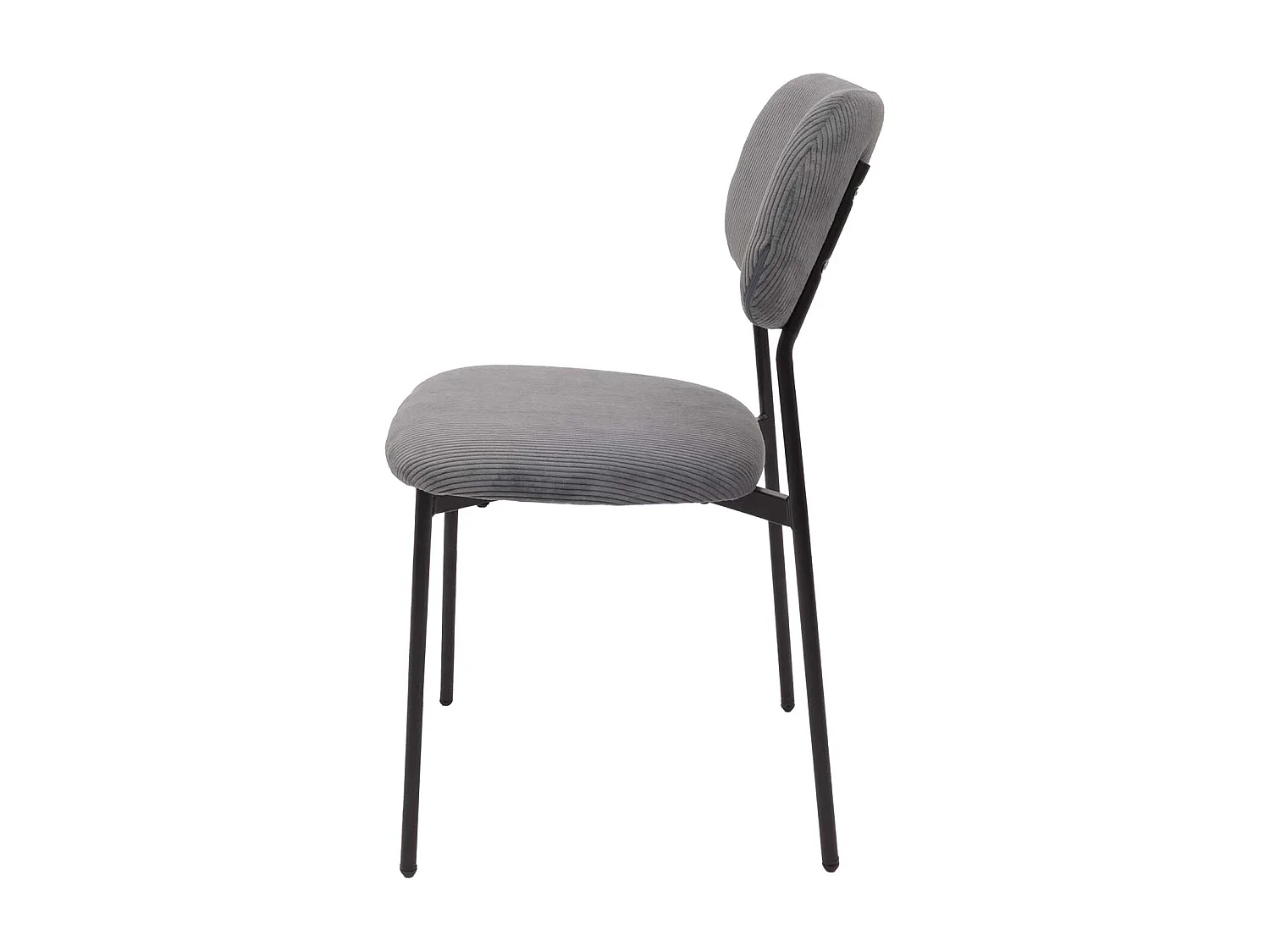 Chaise de salle à manger MCW-O26 (lot de 6),  gris foncé