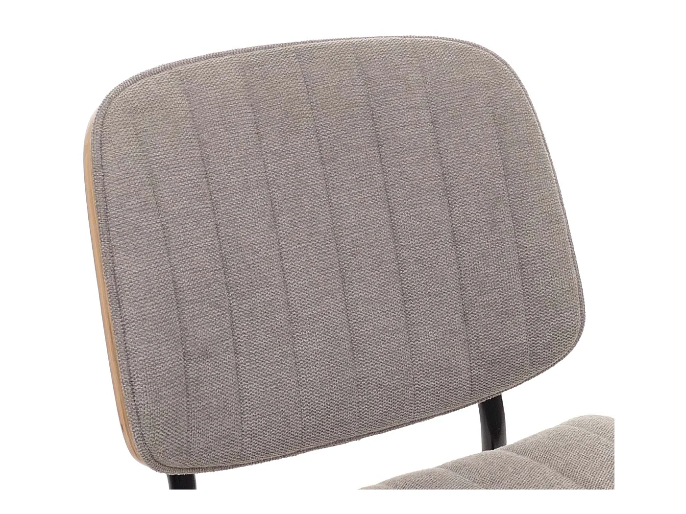 Chaise de salle à manger MCW-O44 (lot de 6),  naturel, gris clair