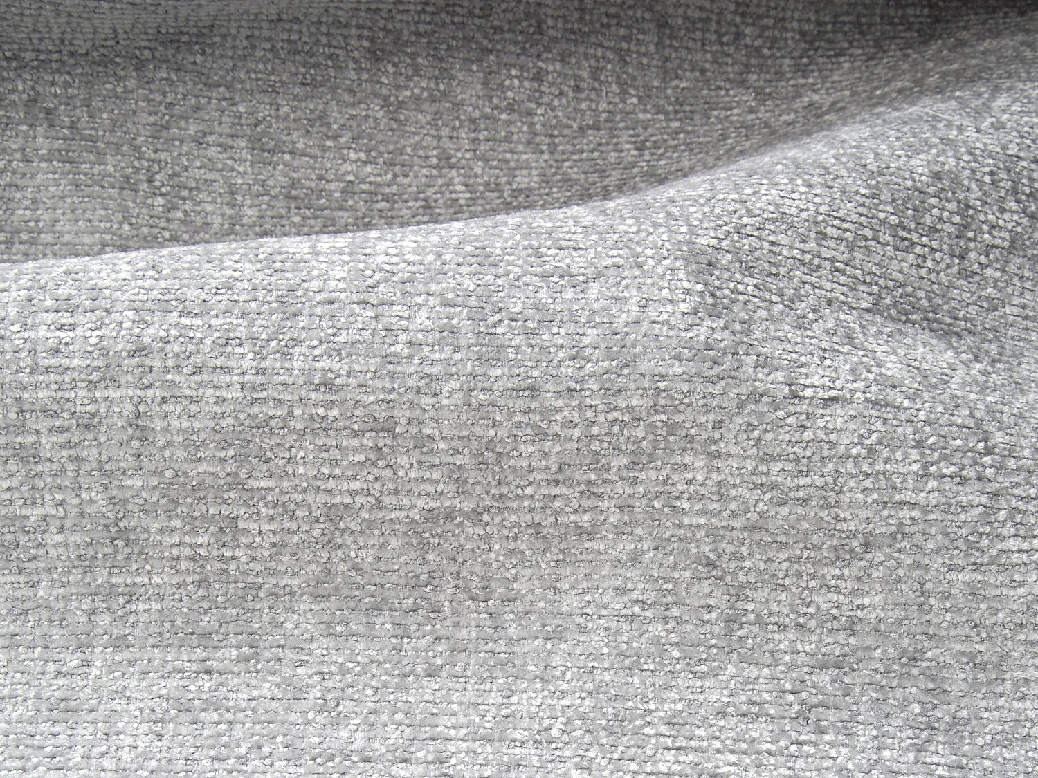 Canapé 4 places convertible express en tissu texturé gris clair - Couchage 160 cm - Matelas 18 cm - DARIELO