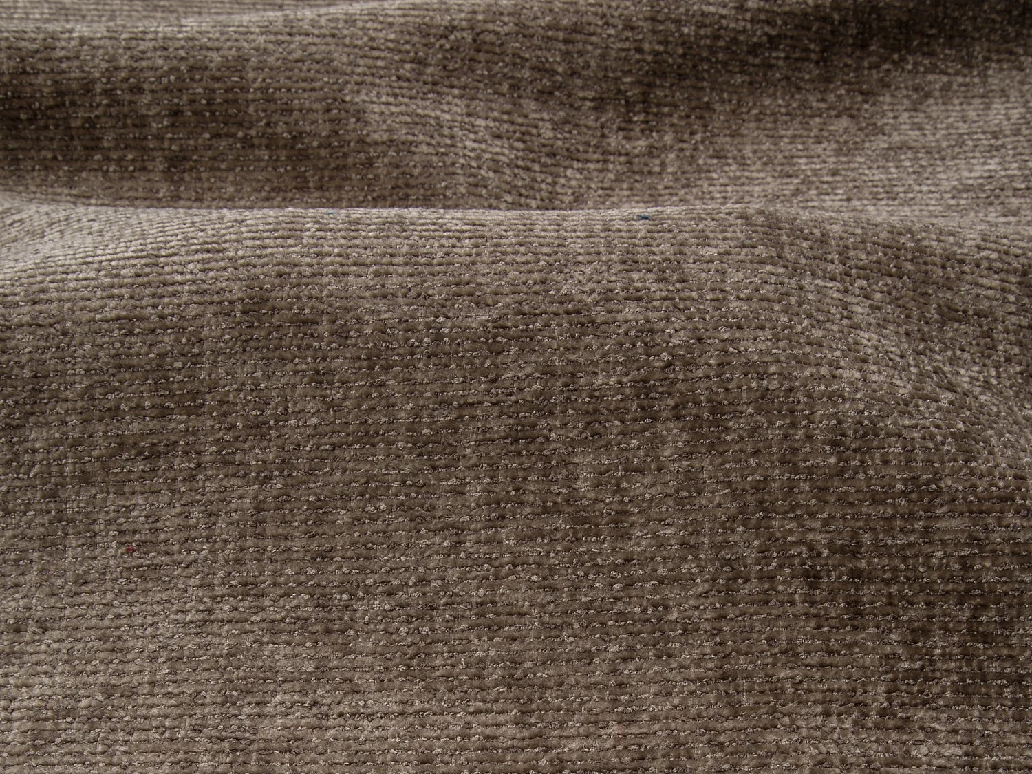 Canapé 4 places convertible express en tissu texturé taupe - Couchage lattes larges 160 cm - Matelas 18 cm - DARIELO