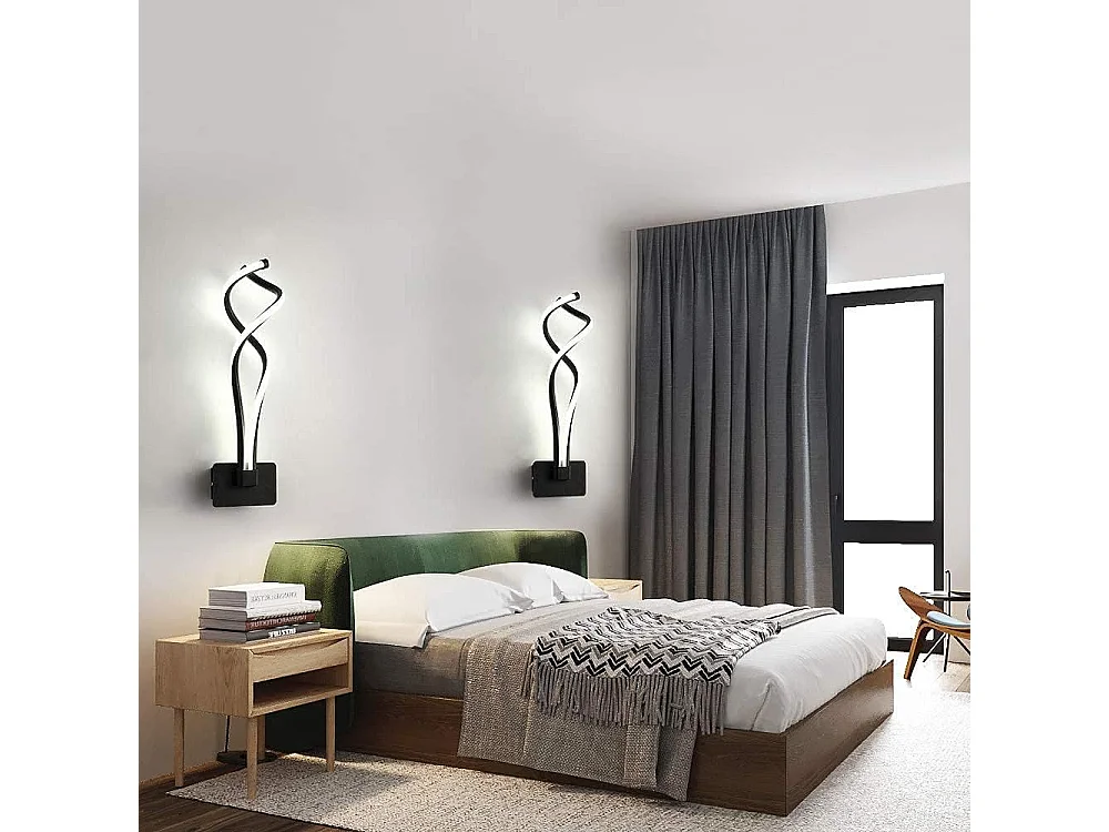 Applique murale LED 13 W, en aluminium, pour couloir, salon, chambre à coucher, lumière blanche froide