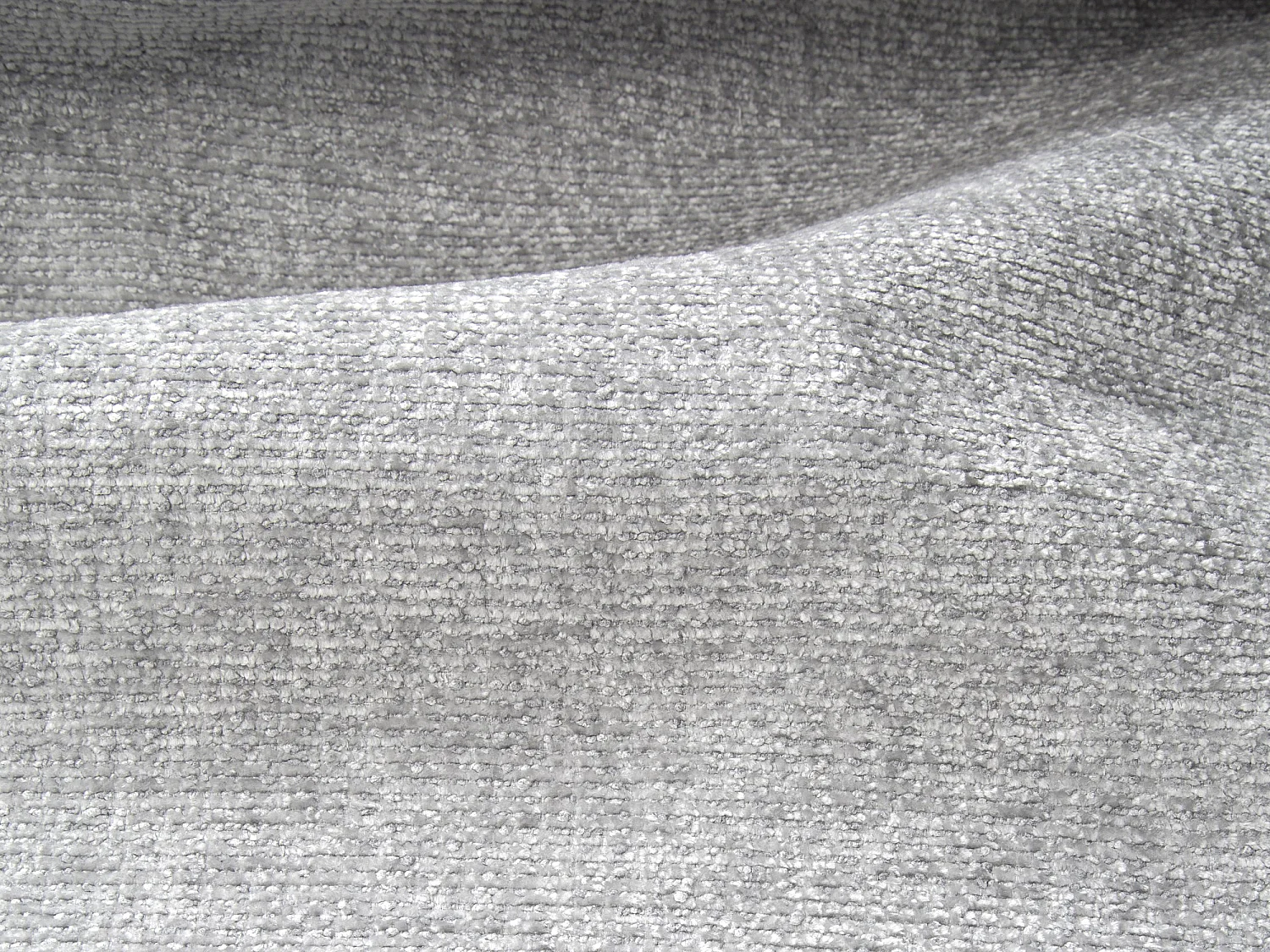 Sofá de canto convertível abertura rápida em tecido texturizado cinzento claro - Cama ripas largas 140 cm - Colchão 22 cm com memória de forma - DARIELO