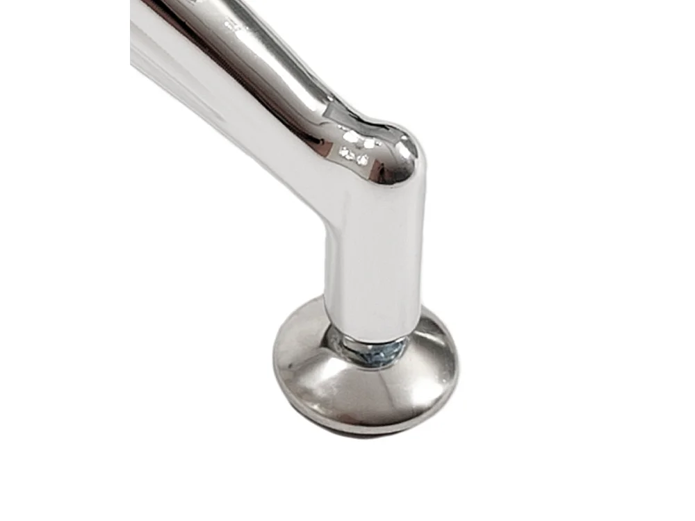 Panca per sala attesa aspetto studio ufficio in acciaio a 5 posti - colore silver