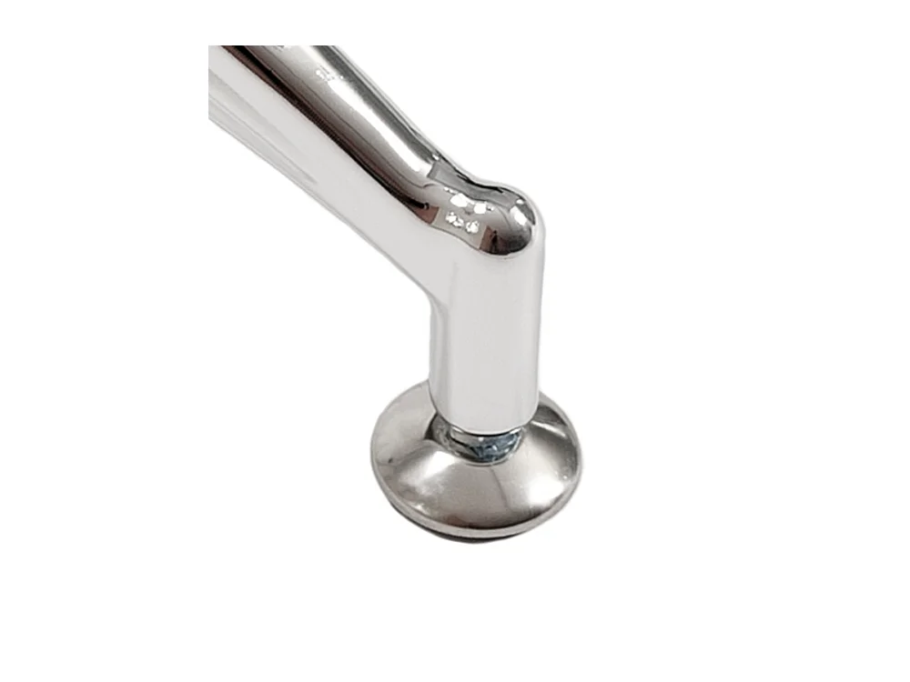 Panca in acciao per sala attesa ufficio studio a 3 posti - colore nero