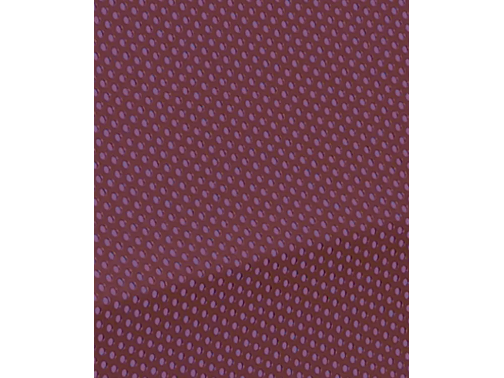 Panca per sala attesa aspetto studio ufficio in acciaio a 5 posti - colore rosso