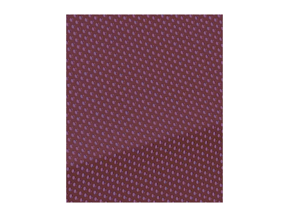 Panca in acciao per sala attesa ufficio studio a 3 posti - colore rosso