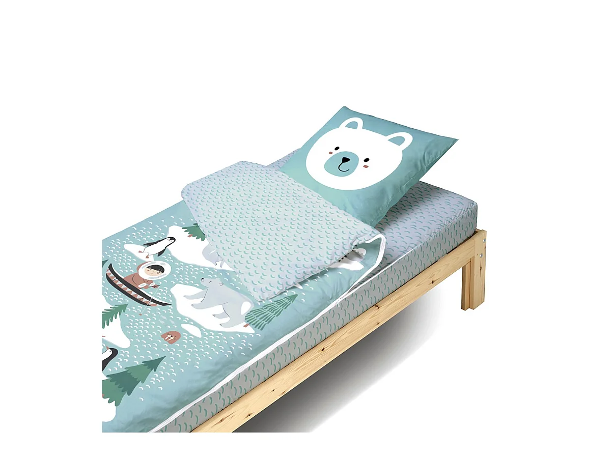 Caradou® Igloo - Couchage enfant prêt à dormir 3 en 1 - 90x190cm