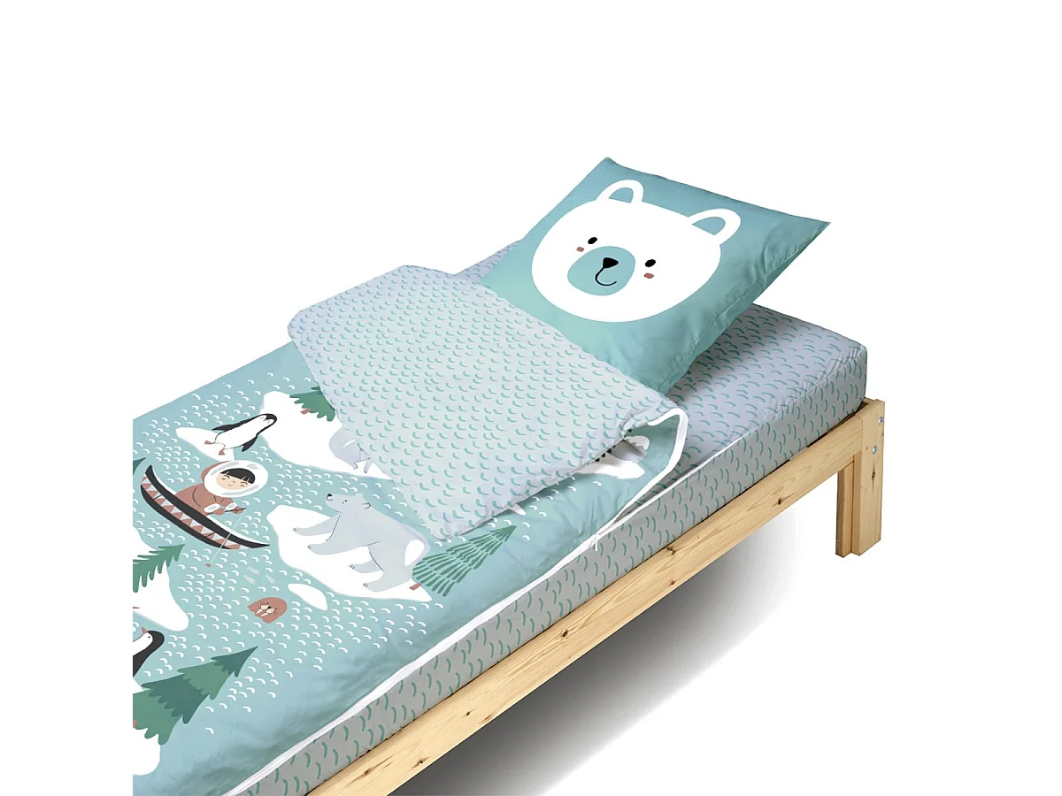Caradou® Igloo - Couchage enfant prêt à dormir 3 en 1 - 90x190cm