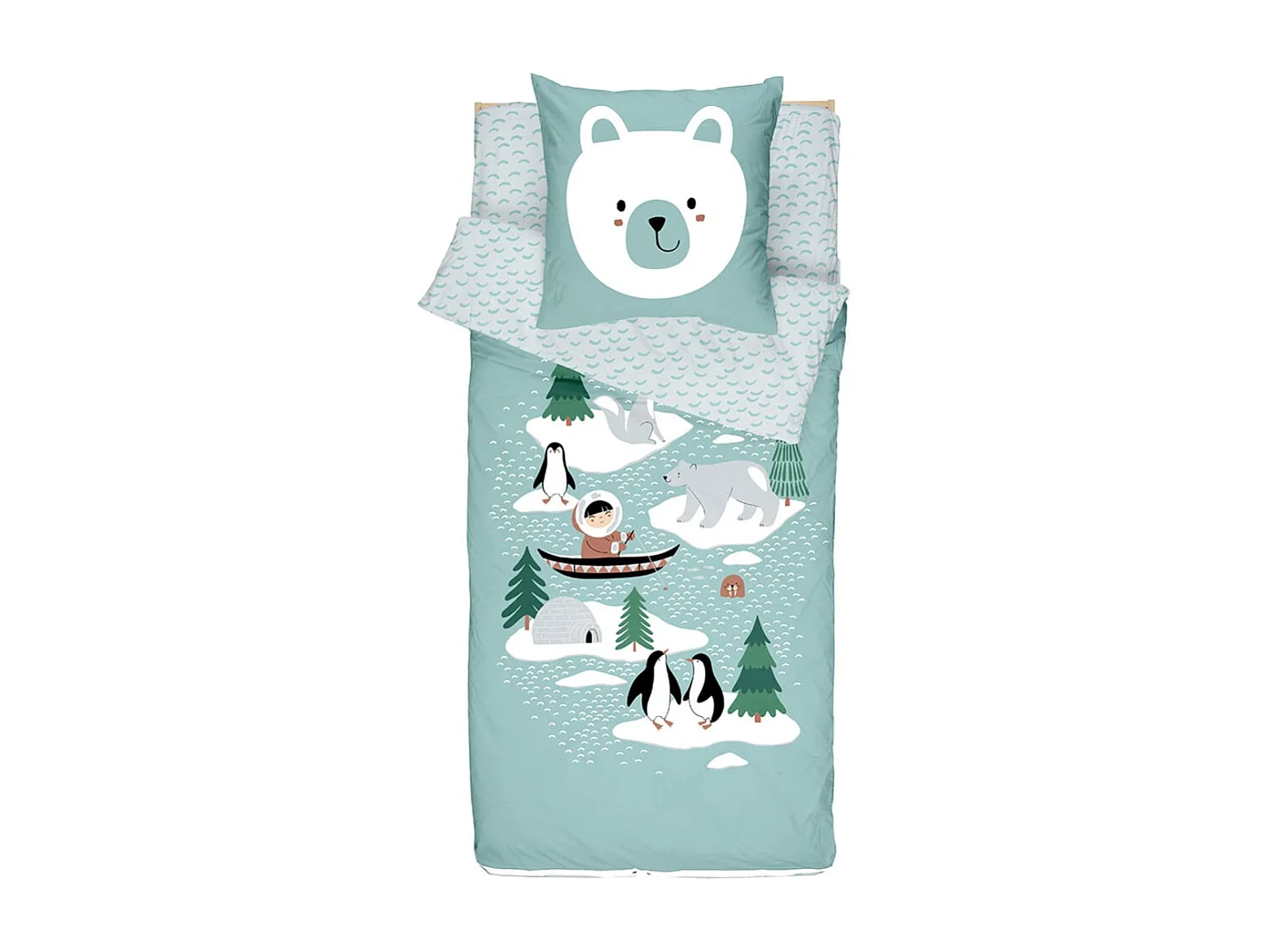 Caradou® Igloo - Couchage enfant prêt à dormir 3 en 1 - 90x190cm