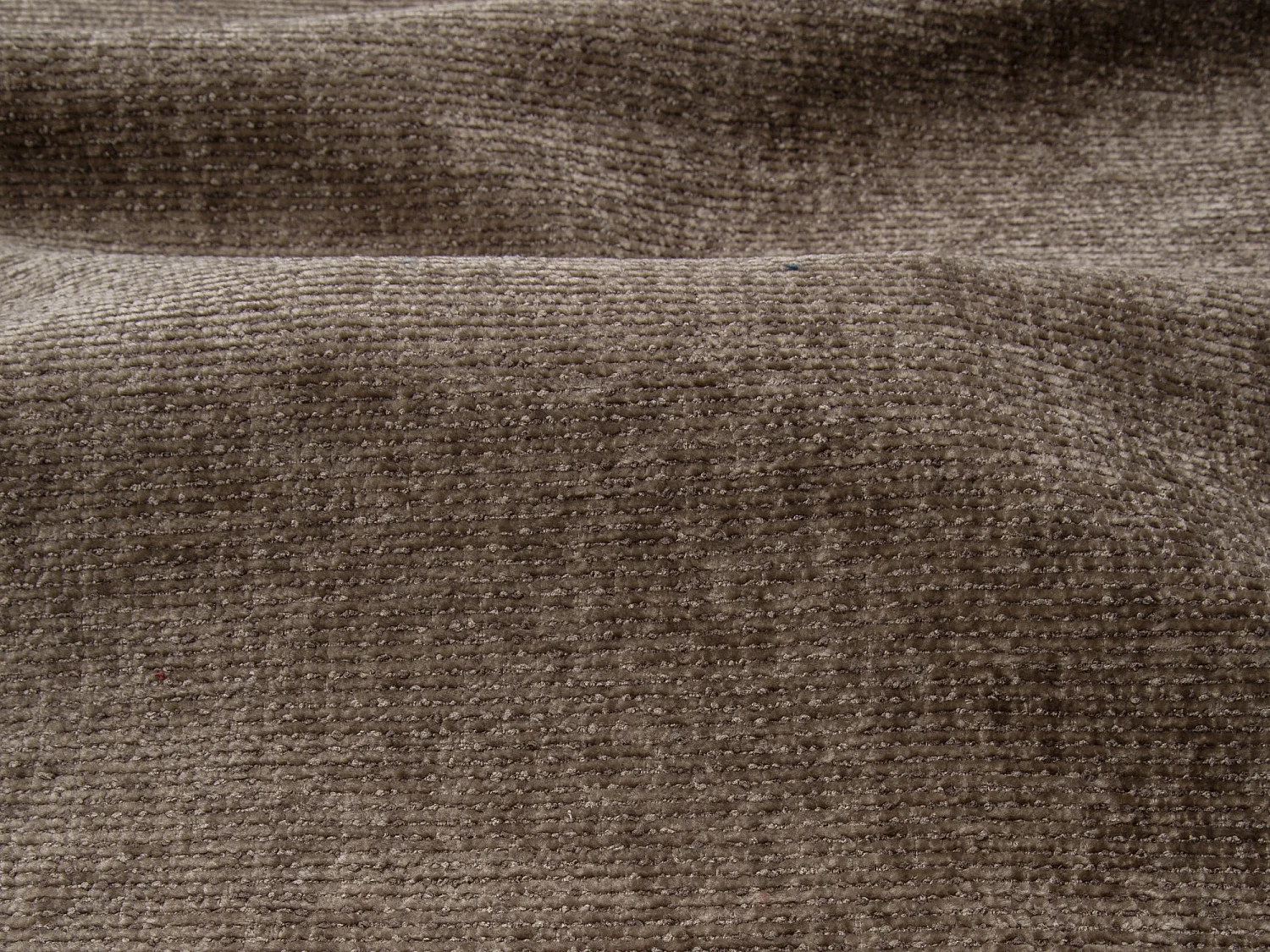 Sofá de canto convertível abertura rápida em tecido texturizado taupe - Cama 160 cm - Colchão 18 cm - DARIELO