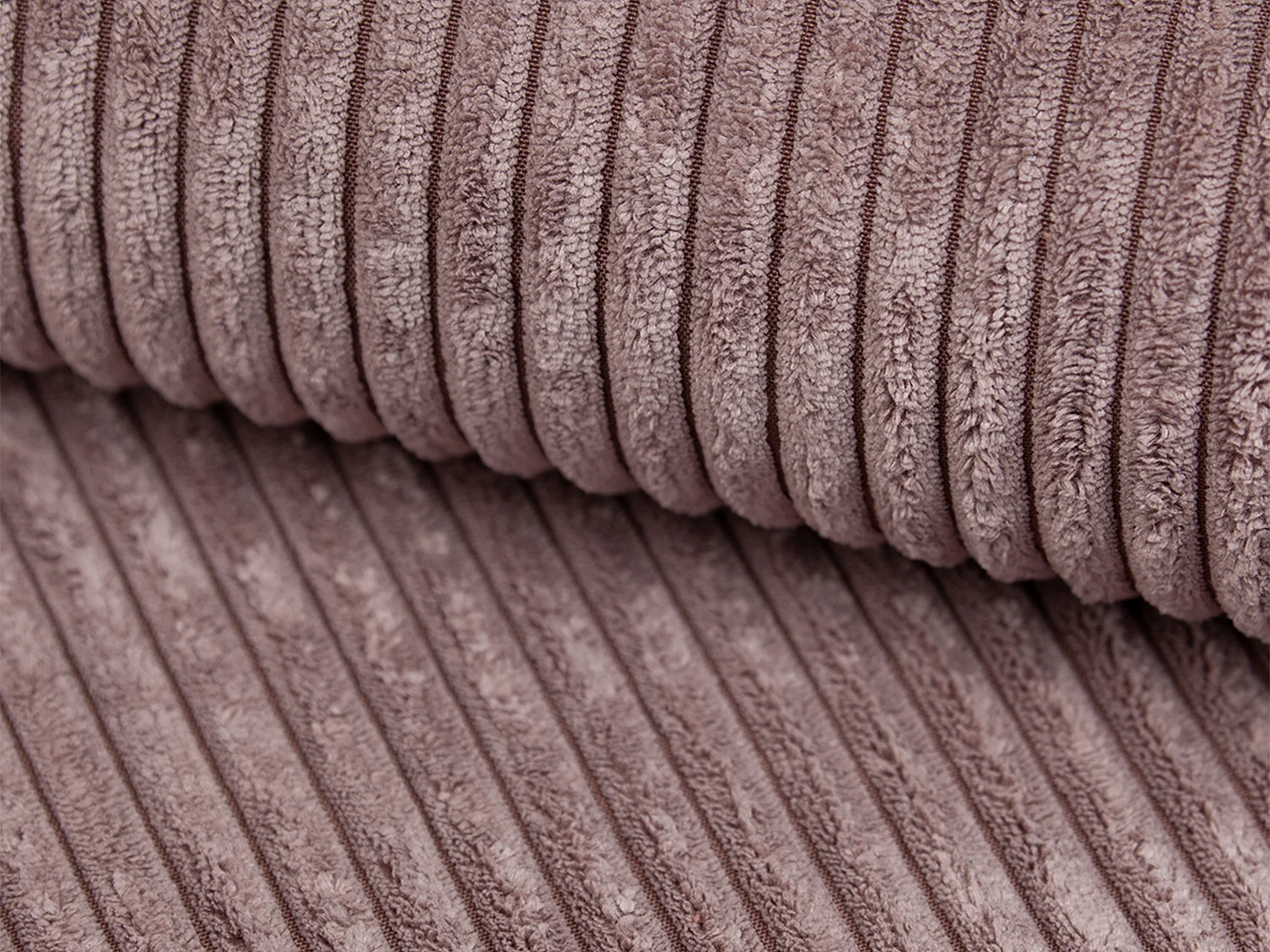 Lila manchestersammet högervänd hörnsoffa ERYNEL