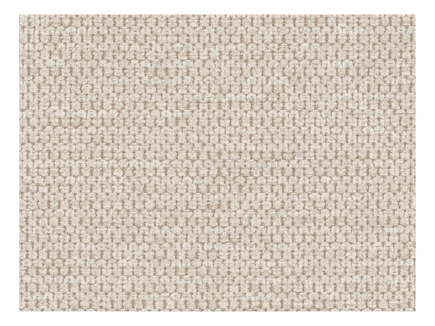  Canapé 2 places en tissu texturé beige AMELIA