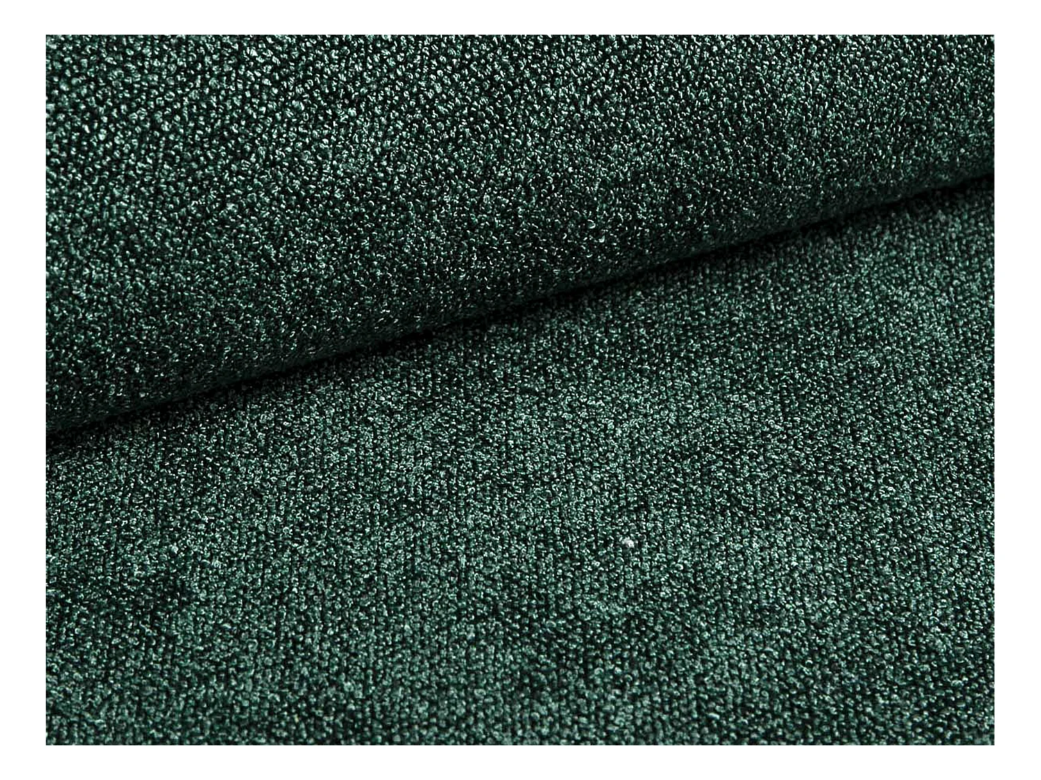 Canapé 4 places convertible en tissu vert sapin FRIDORA