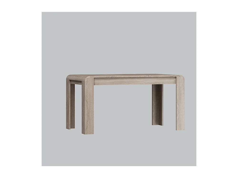Tavolo da cucina 144x80cm allungabile grigio effetto legno TCLK1
