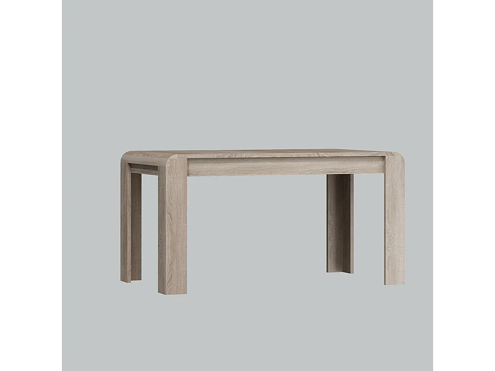Tavolo da cucina 144x80cm allungabile grigio effetto legno TCLK1