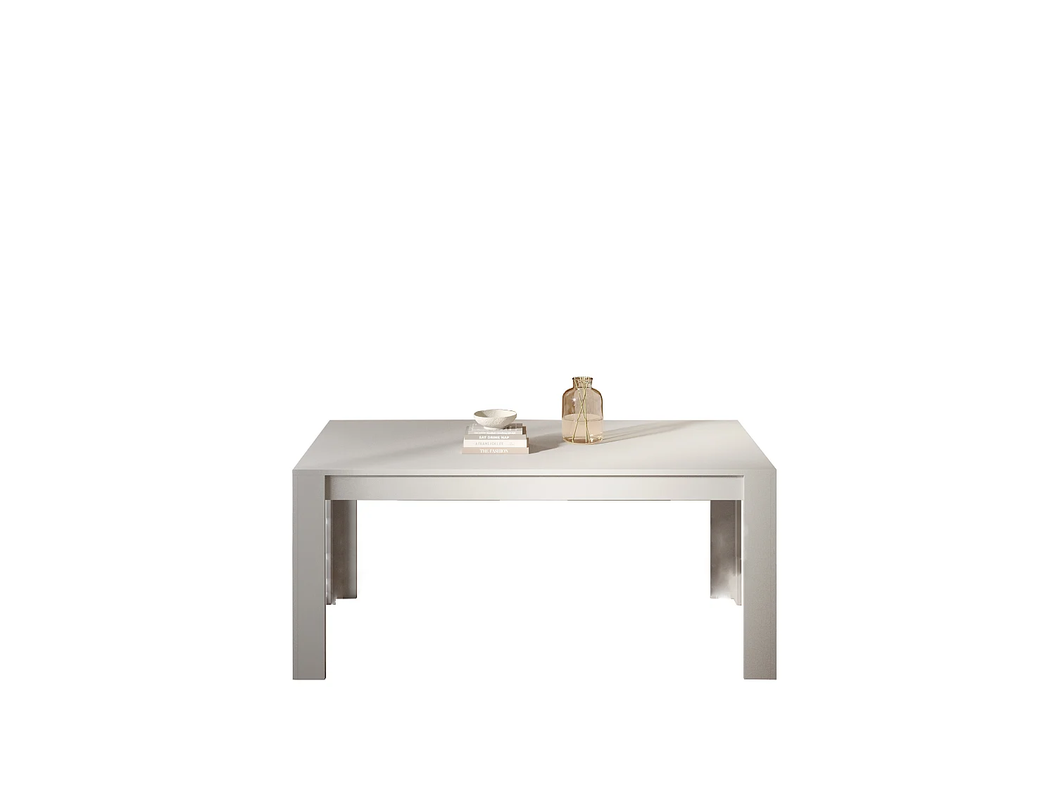 Tavolo da cucina allungabile 137x90 cm bianco opaco TCL23