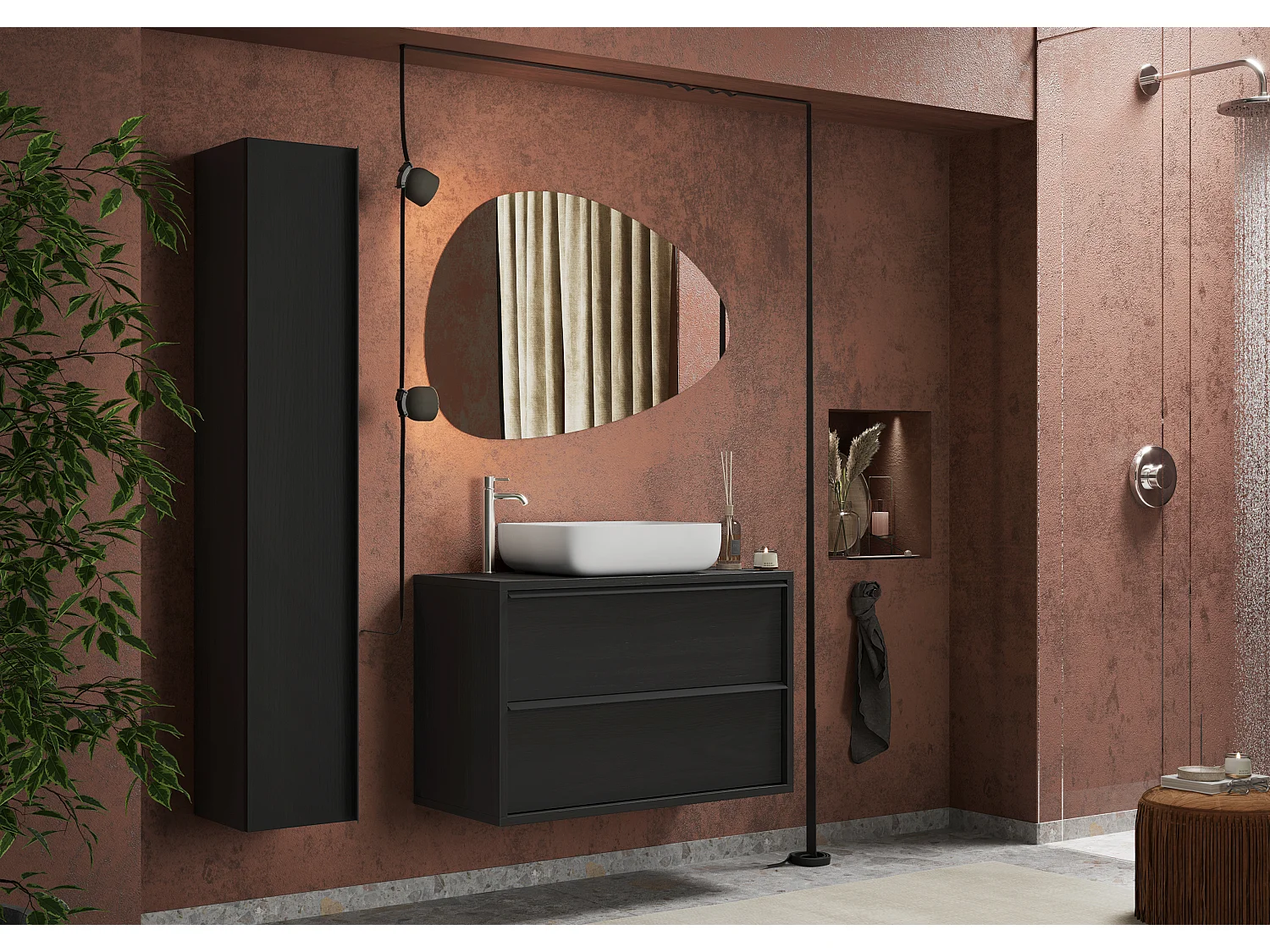 Specchiera bagno 101x67 cm con retroilluminazione led SPL13