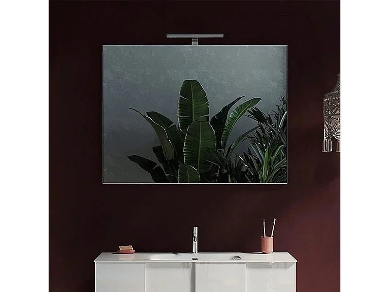 Specchiera bagno 100x75 cm con luce led SPL1