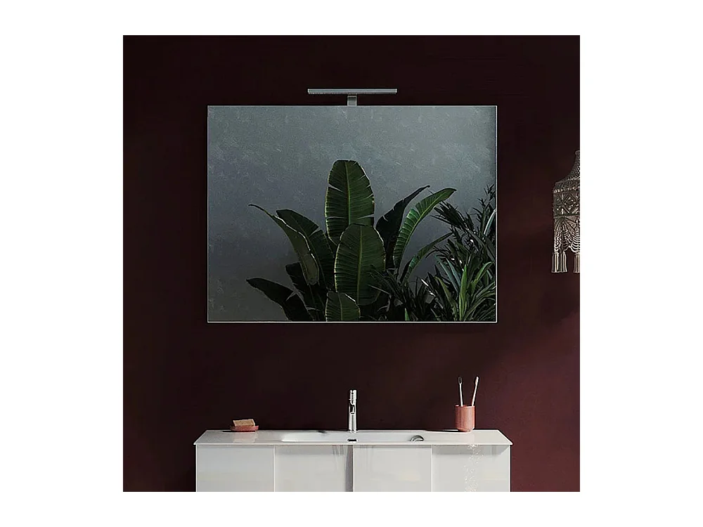 Specchiera bagno 100x75 cm con luce led SPL1
