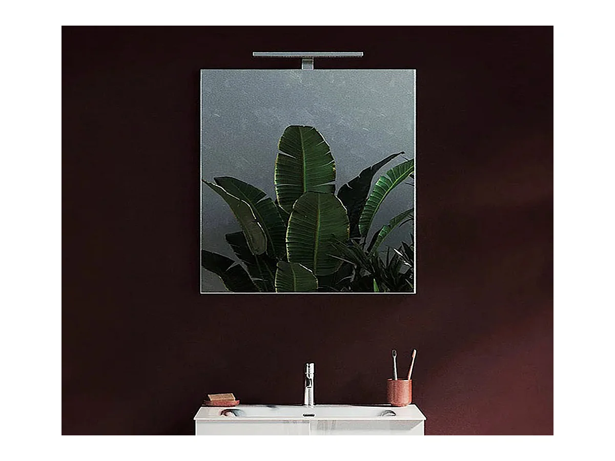 Specchiera bagno 60x75 cm con luce led SPL3