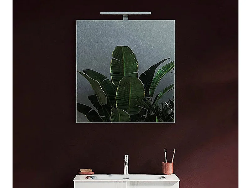 Specchiera bagno 60x75 cm con luce led SPL3