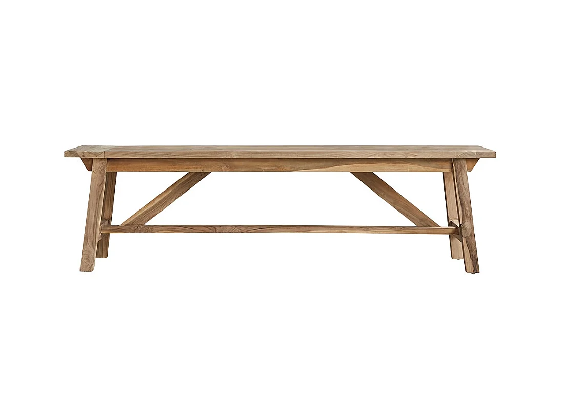 Banc en bois de teck recyclé 160 Filipe