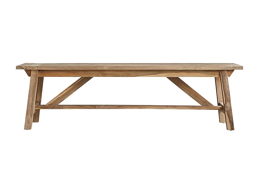 Banc en bois de teck recyclé 160 Filipe