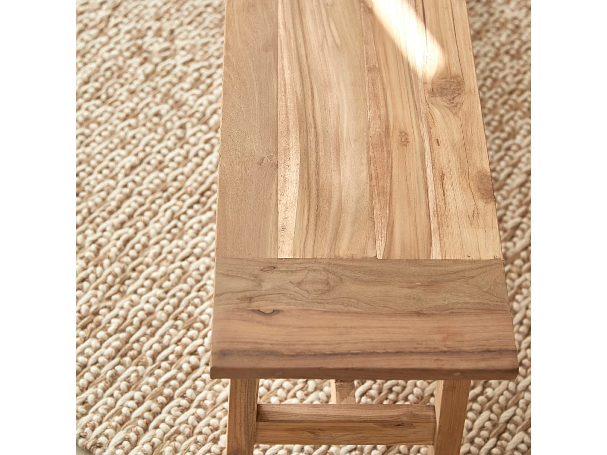 Banc en bois de teck recyclé 160 Filipe