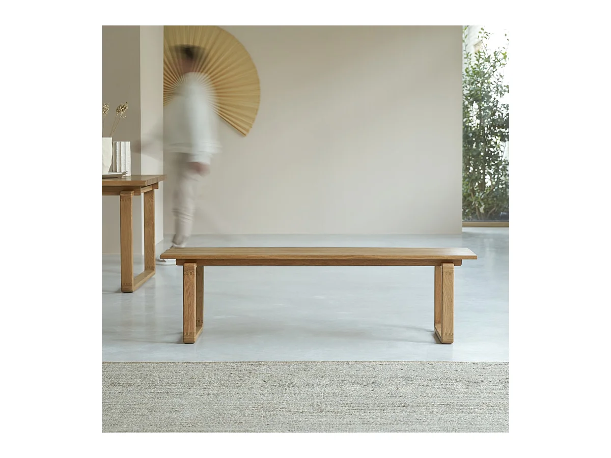 Panca in rovere massello 160 Sybille