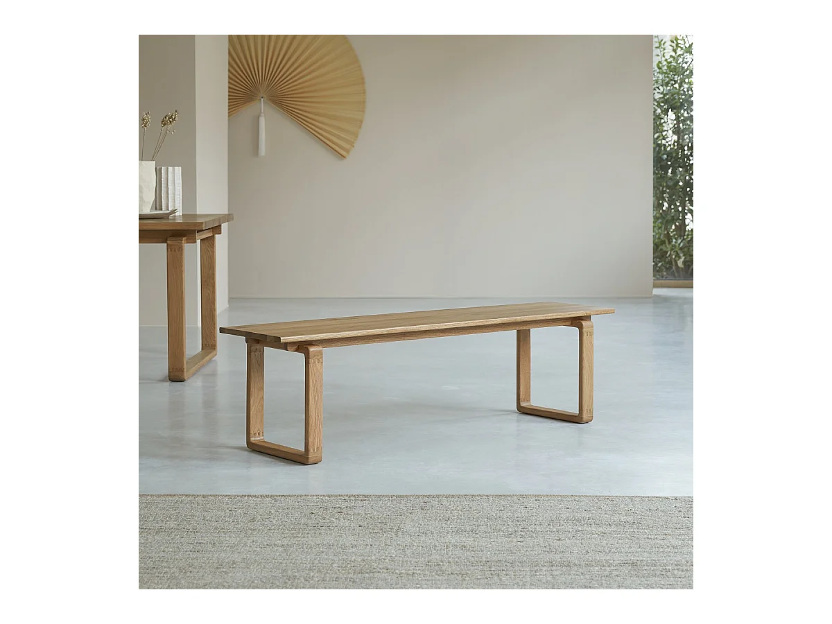 Panca in rovere massello 160 Sybille