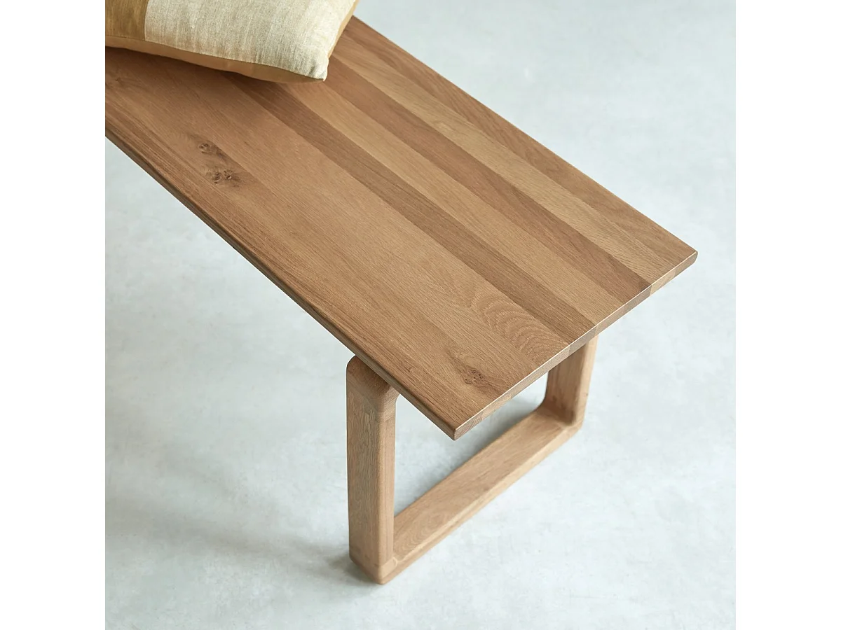 Banc en bois de chêne massif 160 Sybille