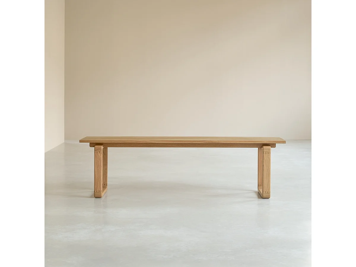 Banc en bois de chêne massif 160 Sybille