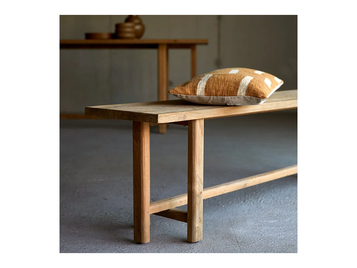 Banc en bois de teck recyclé 170 Antonia