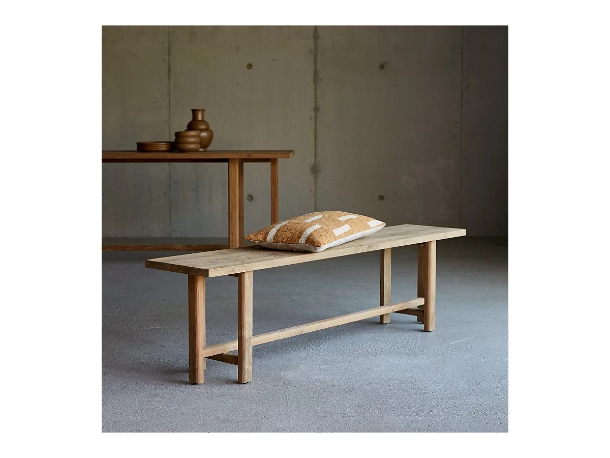 Banc en bois de teck recyclé 170 Antonia