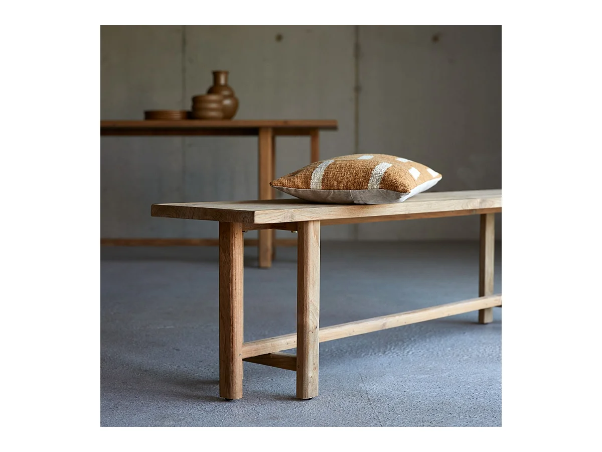 Banc en bois de teck recyclé 170 Antonia