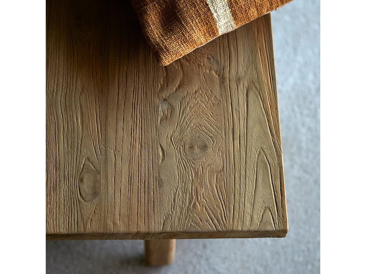 Antonia - Bench in reclaimed solid teak